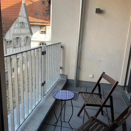 Apartment Forchheim City-zentral-balkon